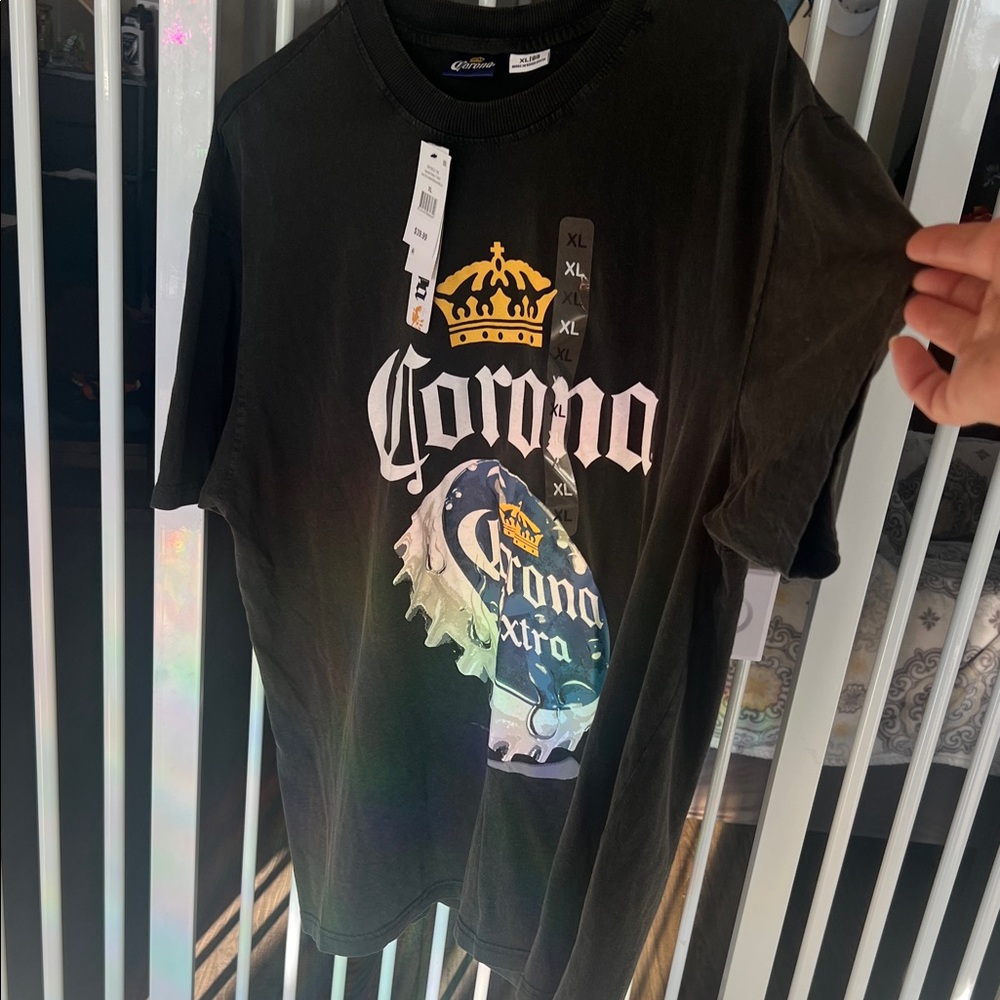 Vintage Corona Extra Black Graphic Tee